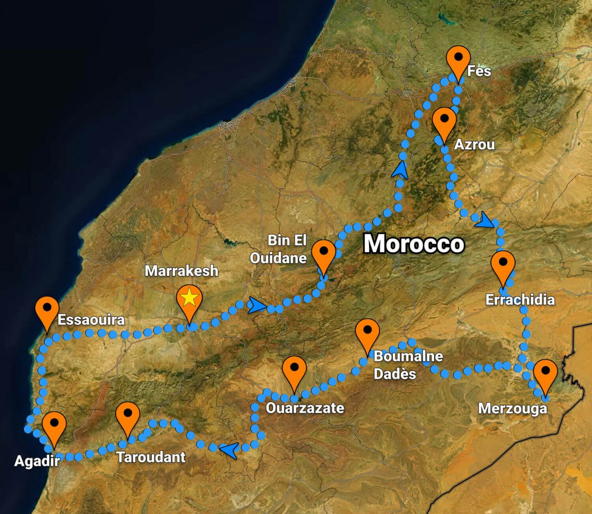 Best of Morocco Motorcycle Tour Wheels of Morocco